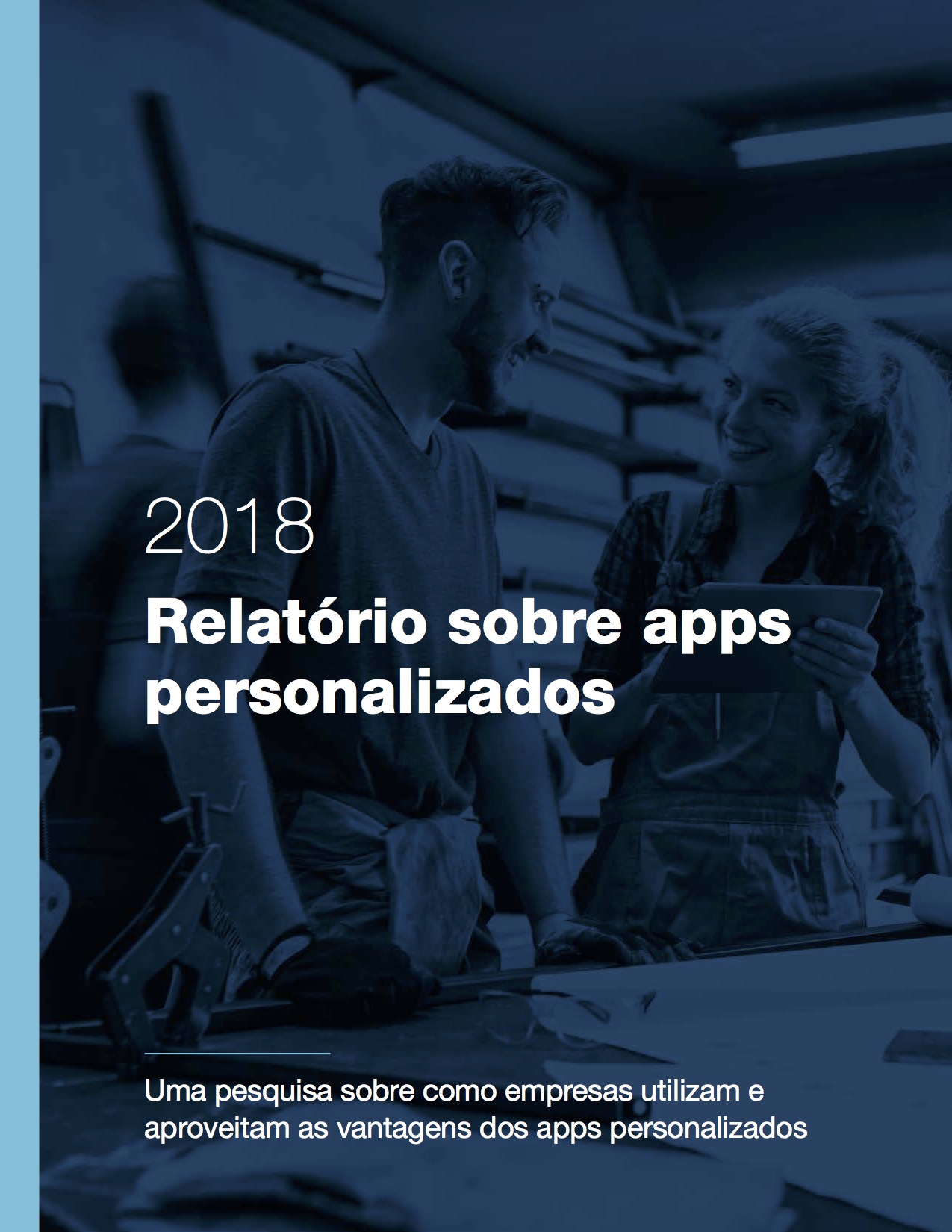 Capa do Relatório sobre apps personalizados de 2018