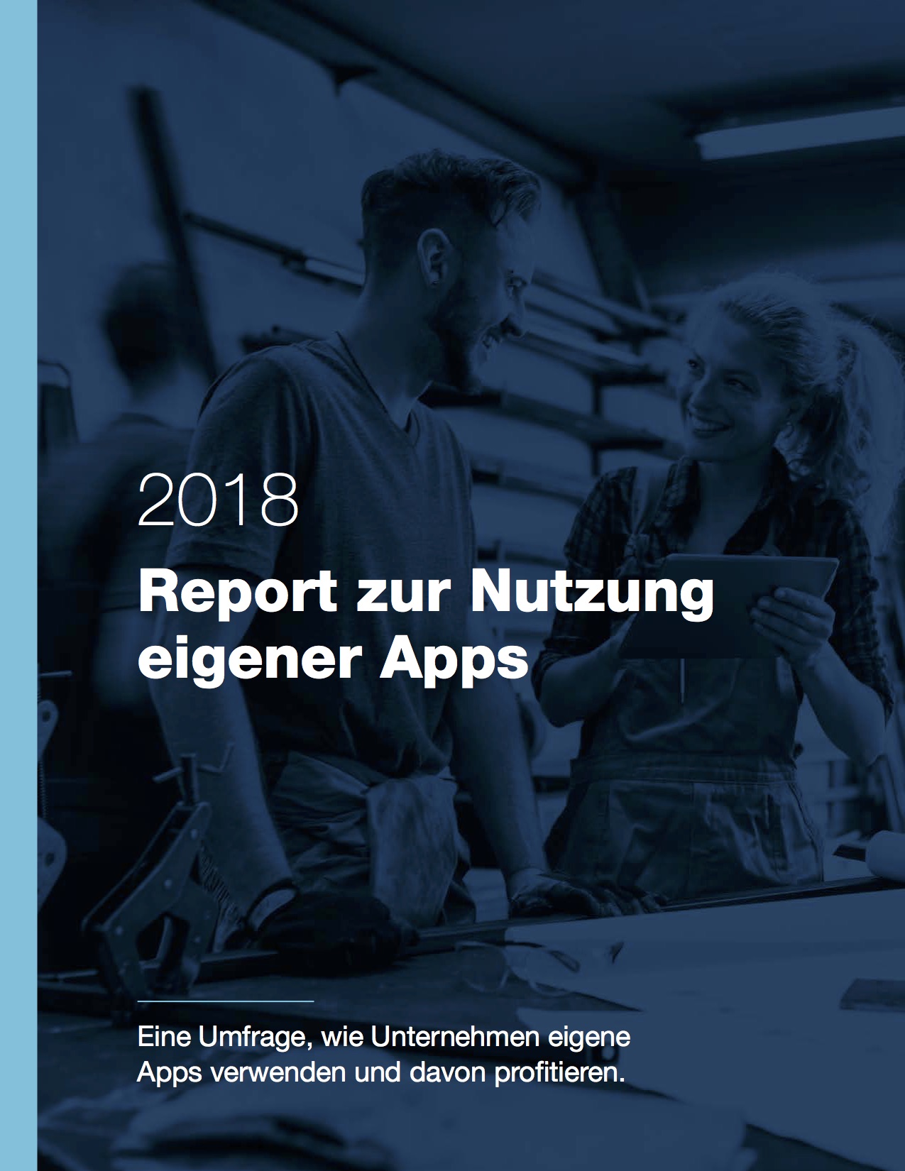 Report zur Nutzung eigener Apps 2018 – Deckblatt