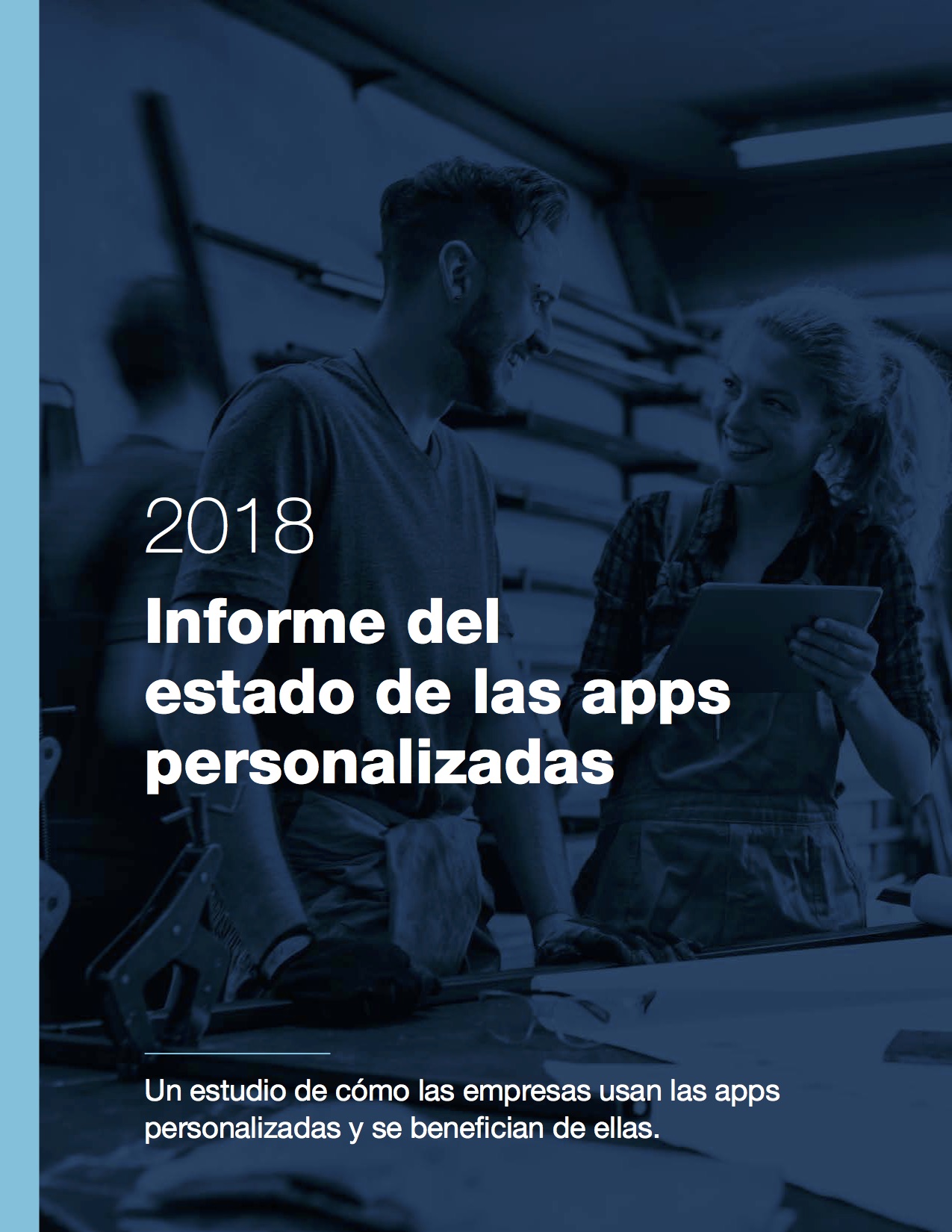 Portada del Informe del estado de las apps personalizadas 2018